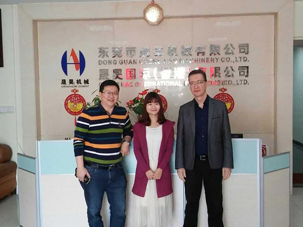 国外客户合影